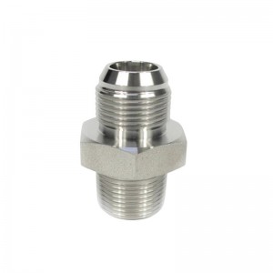 60° Cone GAS Male / BSP Male Adapter |Corrosion-Resistant Fitting