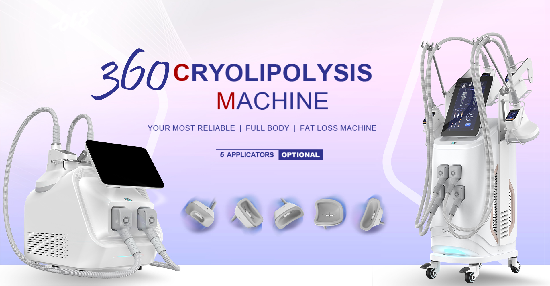 360 cryolipolysis slimming machine