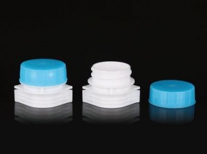 ST046 23 mm PE-mondstukdop van voedingskwaliteit Dagelijkse sausdrank Plastic afsluitbare mondstukdop met ritssluiting