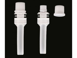 ST057 10mmPE suction cap Stand up bag seal suction tea Jelly plastic rotating straw cap size can be customized