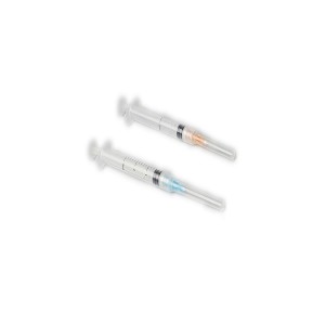 Shiringë sterile e vaksinës me çaktivizim automatik për përdorim të vetëm me CE