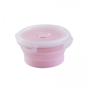 Collapsible Silicone Bowl With Lid Bpa Dawb Cub Safe