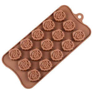 Veelvuldige gevormde silikoon kleefvrye bak sjokolade vorms lekkergoed vorms ys vormpies