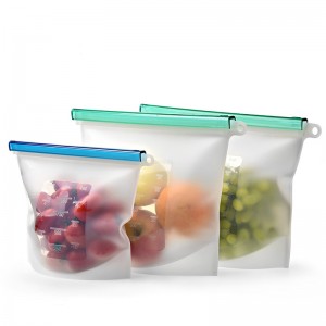 Силиконовые сумки для хранения Многоразовые сумки для пищевых продуктов