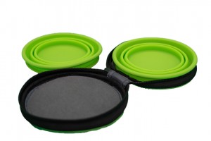 Prijenosna i sklopiva silikonska zdjela za kućne ljubimce