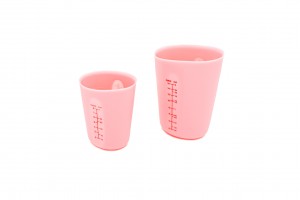 Cestovné silikónové poháre s objemom 200 ml a 500 ml