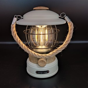 2023 Neisten Retro Style LED Zelt Lantern fir Outdoor Abenteuer