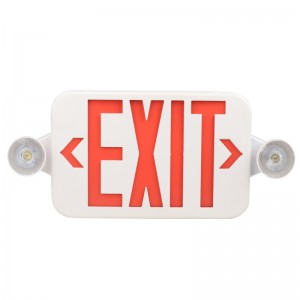 Bästsäljande Brand Emergency LED Exit Light Sign Combo