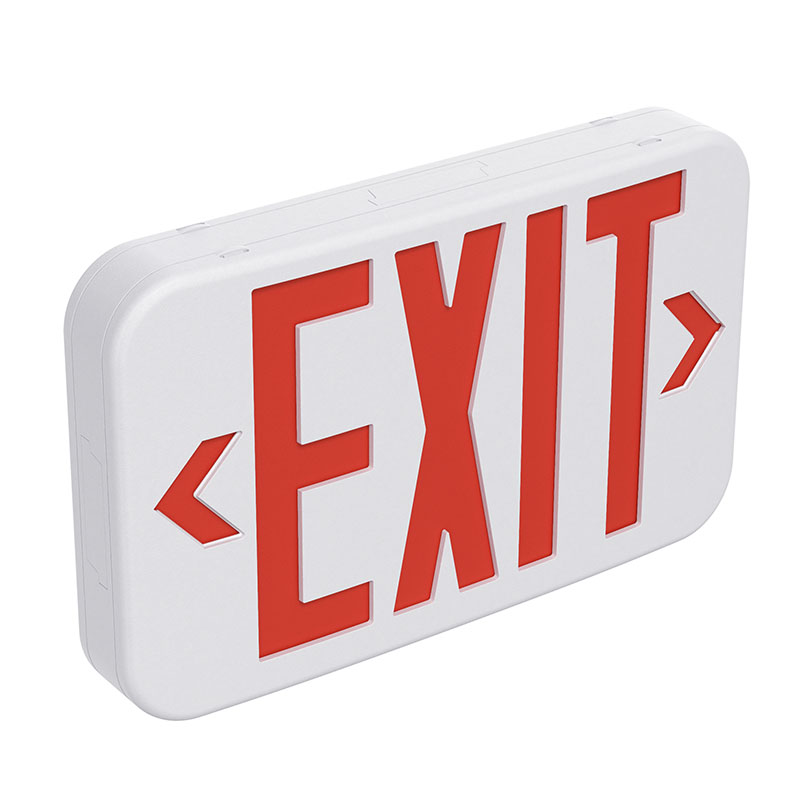 US Standard Commercial LED Emergency Exit Sign Teeb pom kev zoo