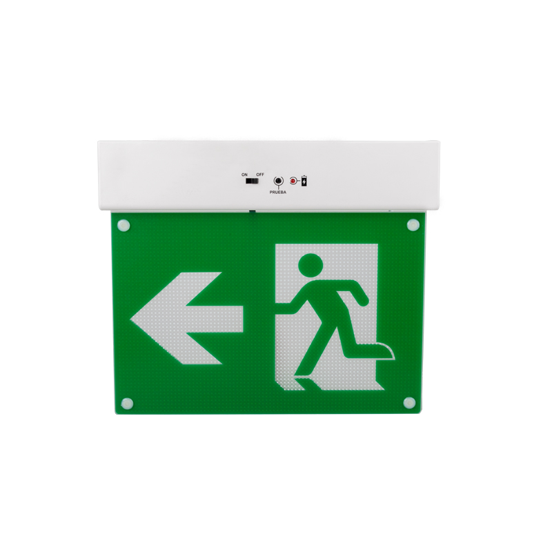 LED Emergency Exit Signs PVC Film Running Man Exit Lights