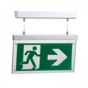Ceiling Or Hanging Mounting Fire Exit Sign Popular In Europe