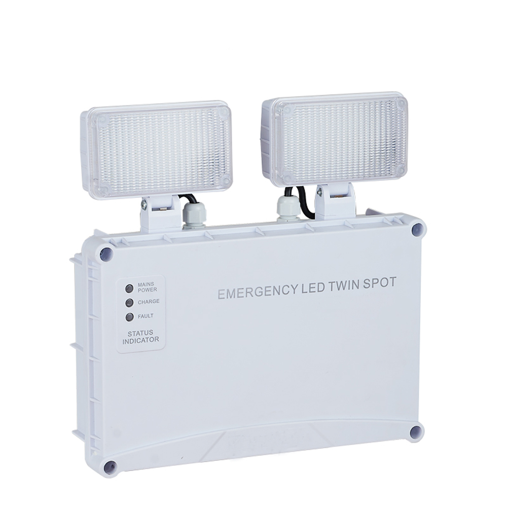 LED Emergency Twin Spot Light 2 x 3W IP65 Self Test Function Featured Image