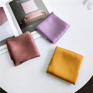 2022 China New Design Scarf For Women - silk polyester satin solid 70 square ladies scarf spring and summer fashion versatile scarf wholesale – JIECHEN