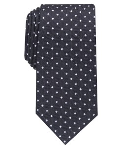 Woven Micro Fiber Polyester Necktie Small Dots with Check Rich Color