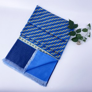 Double Layer Printing Brushed Scarfs