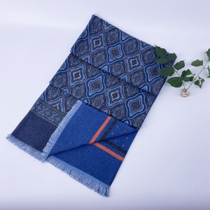 Double Layer Printing Brushed Scarfs Winter Collection