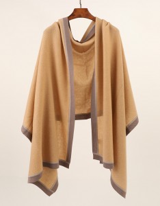 Nieuwe collectie herfst en winter pure kasjmier vrouwen sjaal oversized gebreide 100% kasjmier pashmina stola wrap