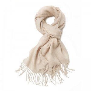 نئے رنگ 35 سینٹی میٹر چوڑائی ڈیزائن ٹھوس رنگ 100% کیشمی بنے ہوئے سکارف لگژری نرم فیشن موسم سرما کیشمی مفلر