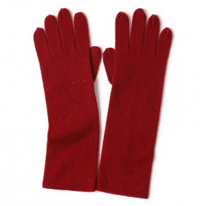 anpassade helfinger kashmir vinterhandskar söta mode smarta termiska varma damer stickade långa handskar för kvinnor