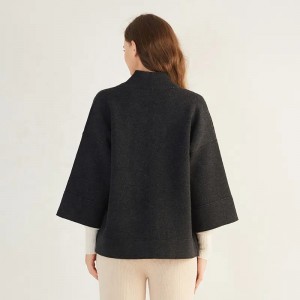 प्लस साइज महिला स्वेटर कस्टम बुनेको ओभरसाइज कोरियाली फेसन महिला कश्मीरी कार्डिगन