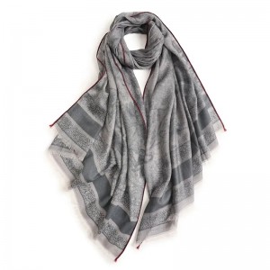 200s forest tiger print 100% kasjmier sjaal vrouwen kwastje luxe elegante mode zachte winter pashmina sjaals shawl