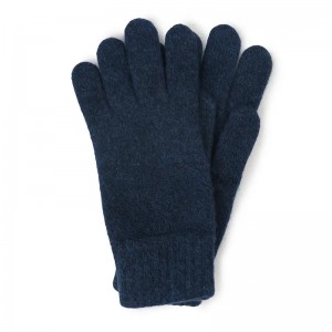 fashion mewah aksesoris pria musim dingin 90% wol 10% kasmir sarung tangan jari penuh rajutan polos sarung tangan pria