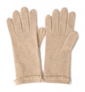 Winter Fashion Womens e lohiloeng ka mofuthu Cashmere long Gloves Custom design luxury knit plain gloves saese e le 'ngoe e lekana basali kaofela