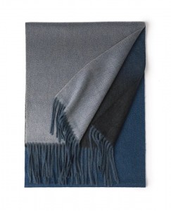 winter nek warmer gradiënt kleur kasjmier serpe sjaal persoonlike borduurwerk logo organiese kasjmier serp vir vroue