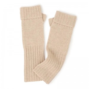 obične pletene duge termo kašmir rukavice zimske tople luksuzne modne rukavice bez prstiju za žene