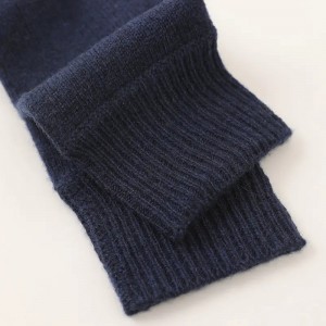 Однотонные вязаные зимние перчатки из чистой шерсти, женские теплые модные дизайнерские женские шерстяные кашемировые перчатки и варежки для девочек