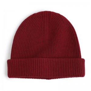 Kustom lucu mewah wol hangat rajutan beanie kosong Musim dingin kasmir topi bennie wanita 100% wol murni topi beanie dengan logo khusus