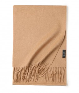 custom logo winter ladies pure 100% cashmere scarves shawls designer luxury long tassel pashmina wool stoles scarf for women men