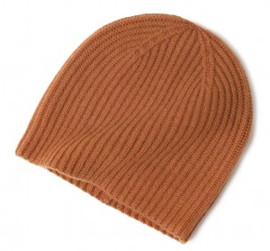 Purong Cashmere women winter hats custom designer logo luxury fashion warm knitted rib ny beanie caps