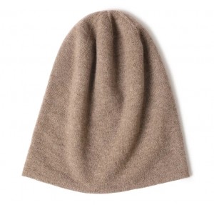 custom nga pagborda nga logo Women winter hat double layer rolled edge luxury fashion Warm Knit cashmere ny beanie caps