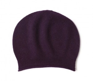 % 100 saf kaşmir kadın kış ny kasketleri şapkalar lüks moda sevimli düz örgü yün bennie kapaklar Özel nakış logolu