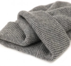 Winter pure real cashmere strikket ny beanie blanks custom women cheap winter luer caps