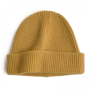 tilpasset søt luksus strikket lue i varm ull Vinter kashmir bennie capser kvinner 100% ren ull lue hatter med tilpasset logo