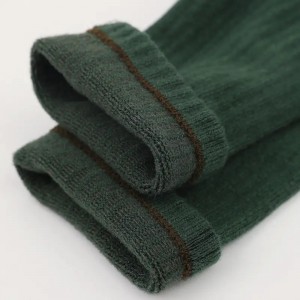 wholesale custom design & logo slouch short crew 100% wool women winter socks