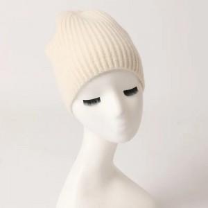 Saf Kaşmir kadın kış şapkaları özel tasarımcı logosu lüks moda sıcak örme rib ny bere kapaklar