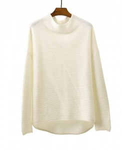 maglione da donna over size in puro cashmere personalizzato pullover in cashmere girocollo a manica lunga invernale da ragazza di moda coreana