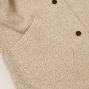 prilagođeni modni ženski džemper od čistog kašmira odjeća plus veličina pleteni zimski topli kaput od kašmira s džepom