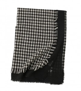jero mongolia cashmere murni awéwé sal gaya ipis custom houndstooth pariksa cashmere scarves shawl stoles