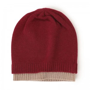 ritenga logo pure cashmere women winter hat 26Nm miro rorohiko knitted cashmere beanie hat
