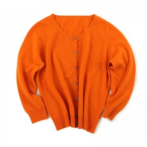 Suéter de cachemira pura de mongolia interior para mujer, cárdigan de Cachemira de punto liso de gran tamaño para mujer y niña