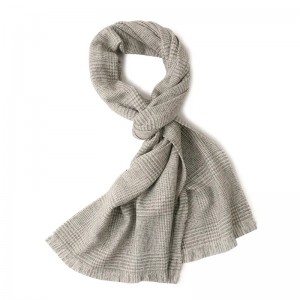 нестандартний логотип гусяча лапка 6,9% шовк 51,1% кашемір 42% вовна шарф зимовий жіночий розкішний модний шотландський шарф палантини
