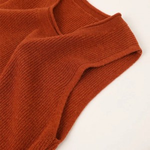 ການອອກແບບ custom ແບບຍາວແມ່ຍິງ sweater oversize knitted ladies ເດັກຍິງ 100% wool ລະດູຫນາວ knitted dress ເຄື່ອງນຸ່ງຫົ່ມ