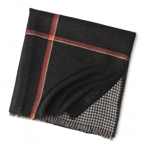 groothandel 110x110 cm winter vrouwen kasjmier pashmina sjaals sjaals luxe zachte 100% kasjmier houndstooth vierkante sjaal stola