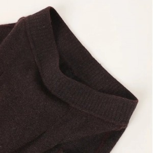 ພາຍໃນມົງໂກລີບໍລິສຸດ cashmere ແມ່ຍິງ skirts ອອກແບບກະເປົ໋າຕົບແຕ່ງທໍາມະດາ knitted ladies ລະດູຫນາວ cashmere dress ເຄື່ອງນຸ່ງຫົ່ມ