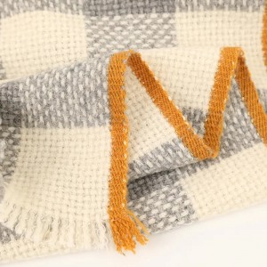 višebojni 100% čistog kašmira zimske marame ukrade po narudžbi modne kićanke vunene šalove