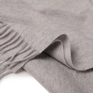 luksus mænd 50% uld 50% kashmir tørklæder sjal brugerdefineret mode luksus vinter tørklæde til kvinder